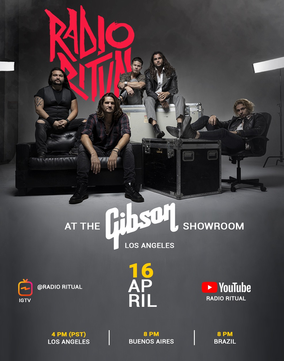 Radio Ritual presenta el show realizado en Gibson Showroom de Los